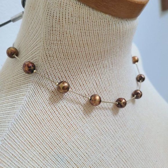 Bead Animal Patterned Necklace - Picture 7 of 10